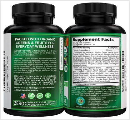 Potent Garden Daily Nutrition Bundle – Superfood Greens + Multivitamin Potent Garden buy supplements Au