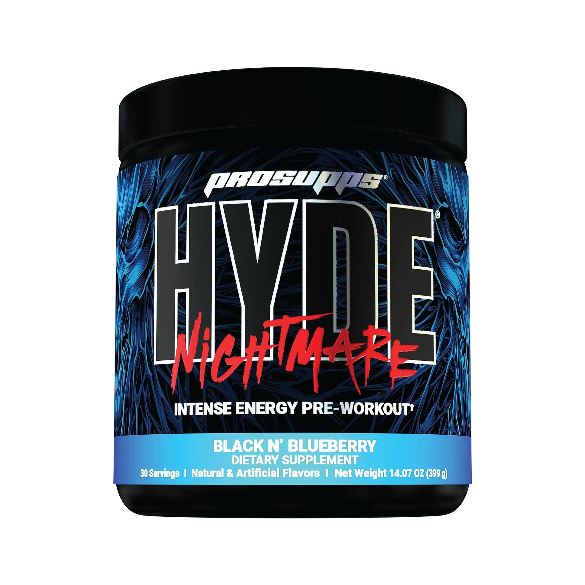 PROSUPPS Hyde Nightmare Pre-Workout Powder Energy Drink - Intense Energy, Mental PROSUPPS