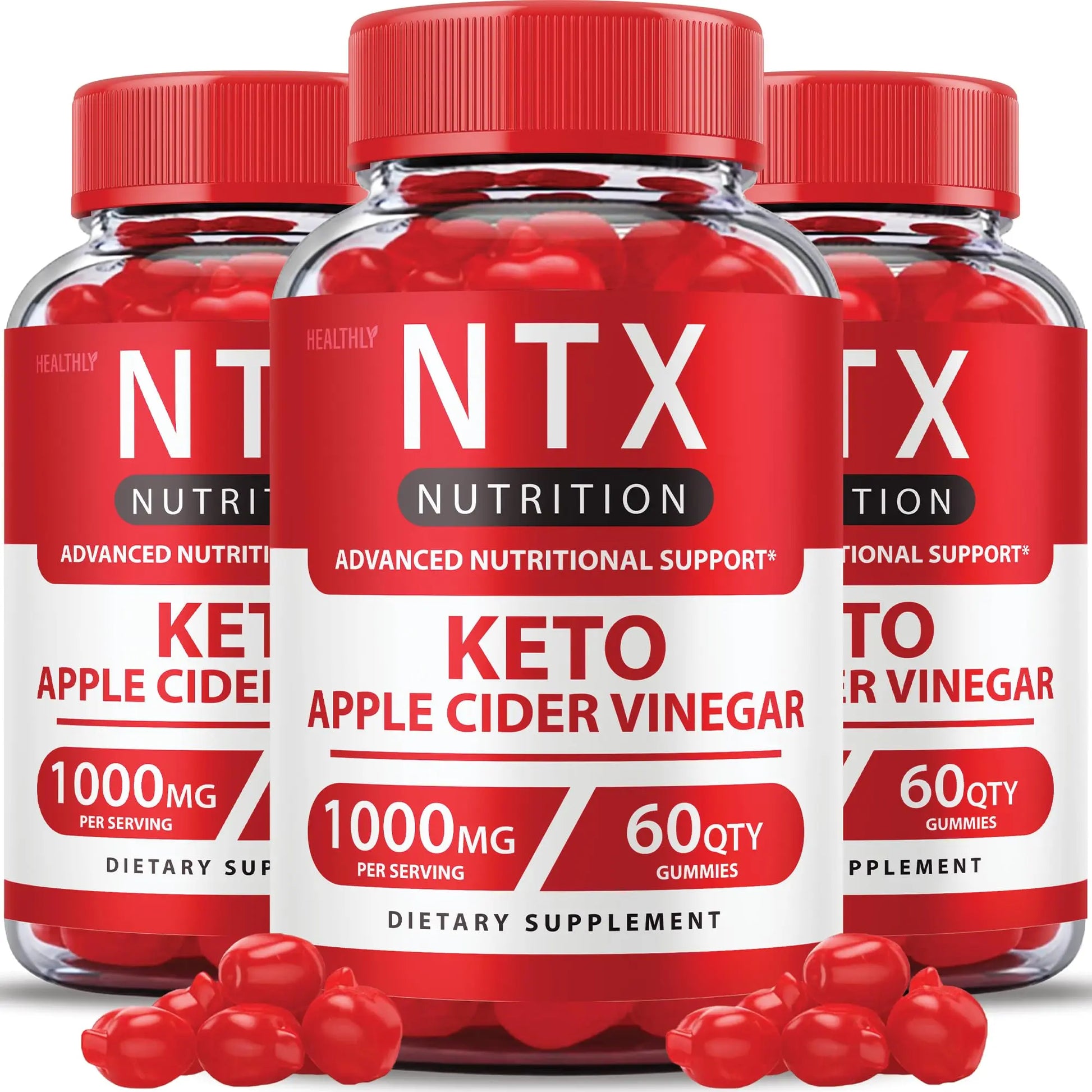 (3 Pack) NTX Keto Gummies Max Strength Ntx Keto Acv Gummies Advanced, Ntx Nutrition Healthly