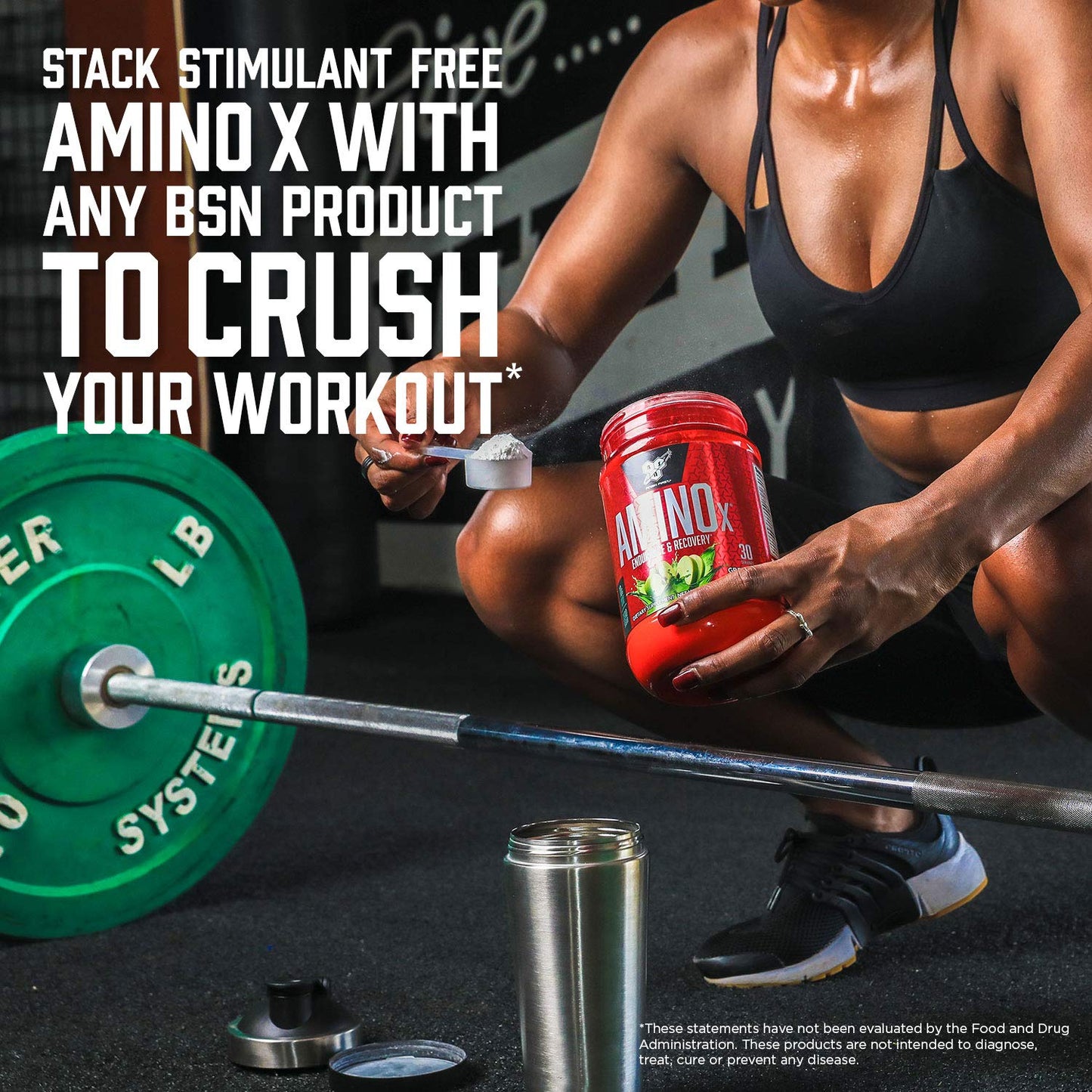 BSN Amino X Muscle Recovery & Endurance Powder with BCAAs, 10 Grams of Amino Acids, Keto Friendly, Caffeine-Free, Support Endurance, Zero Sugar, Blue Raz,