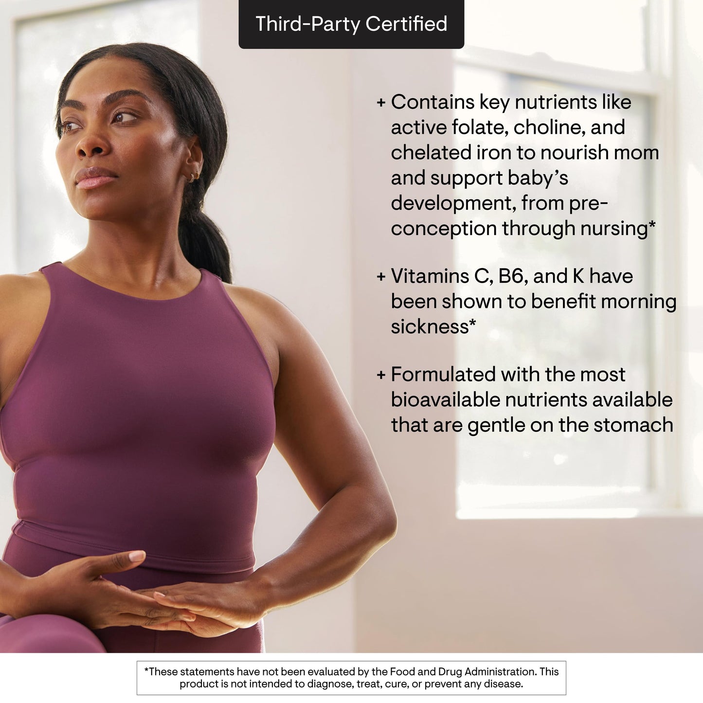 THORNE - Basic Prenatal - Well-Researched Folate Multi for Pregnant and Nursing Women Includes 18 Vitamins and Minerals, Plus Choline - Gluten, Dairy & Soy-Free - 90 Capsules - 30 Servings THORNEBuy Supplements Australia