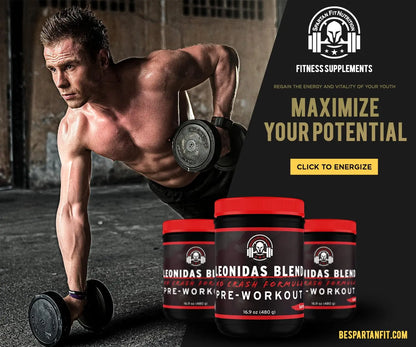 Spartan Fit Nutrition Pre-Workout Powder -Berry Flavor with Full Serving of Creatine +310mg Generic