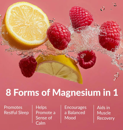 BIOptimizers Magnesium Breakthrough Drink - 8 Forms of Magnesium, Electrolytes, Sleep Health, Stress, Muscle Recovery, Heart Support | Glycinate, BIOptimizers