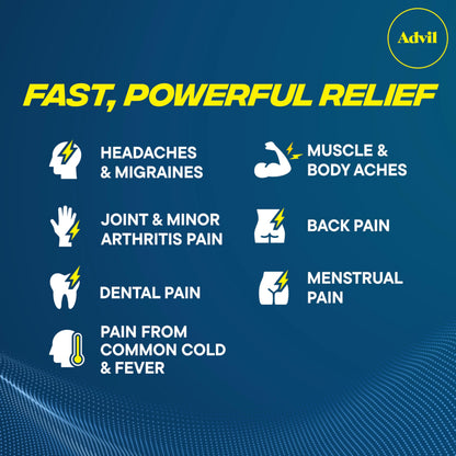 Advil Pain Reliever and Fever Reducer, Ibuprofen 200mg for Pain Relief - 300 Count, Advil PM Pain Reliever and Nighttime Sleep Aid, Ibuprofen for Pain Relief and Diphenhydramine Citrate - 2 Count Advil buy supplements Au