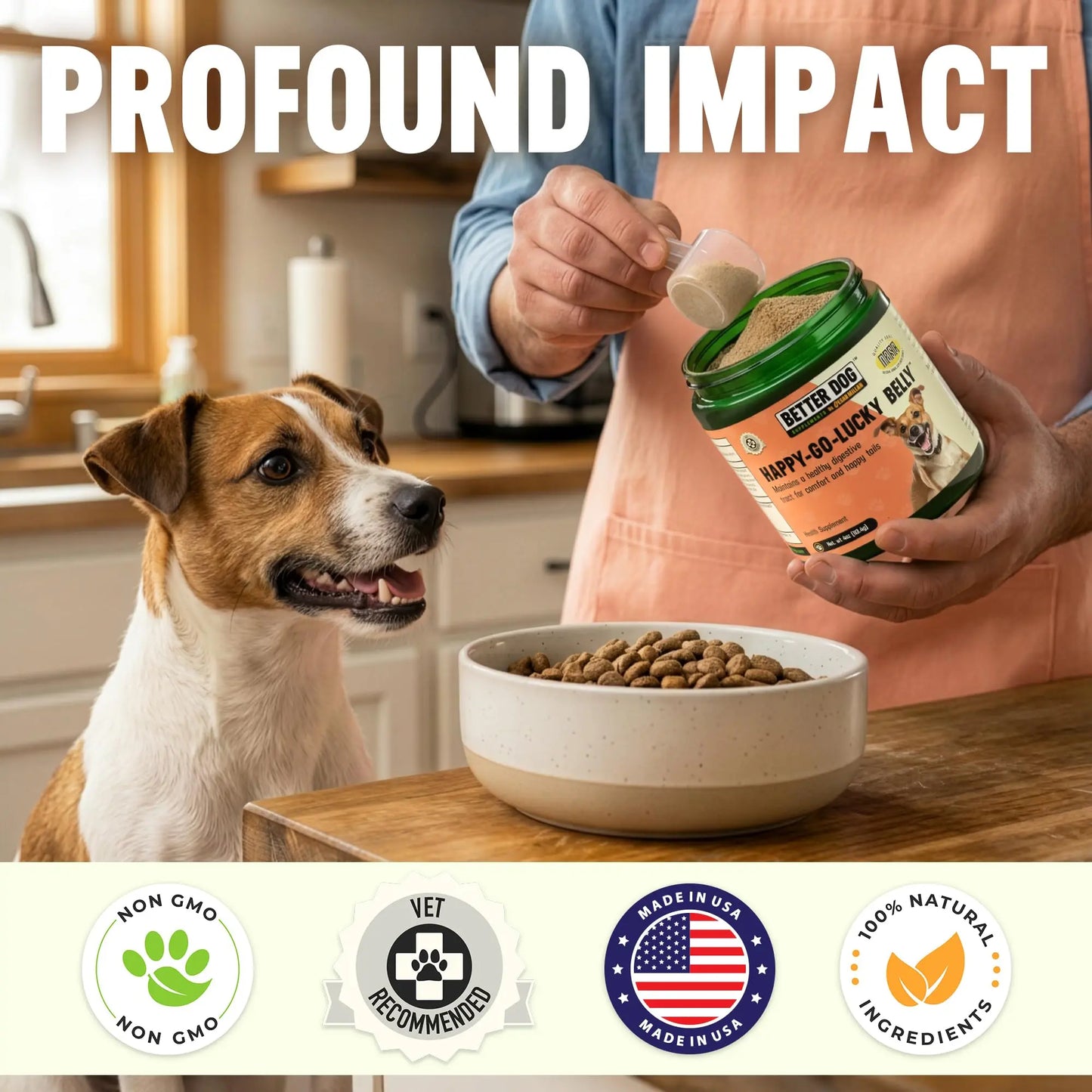 Better Dog Supplements Happy-Go-Lucky Belly by Cesar Millan - Natural Dog Digestive Support Powder – Dog Constipation Relief, Gut Balance & Regularity with Herbal Fiber for Dogs – 4oz (60-Day Supply) Better Dog Supplements By Cesar Millan buy supplements Au