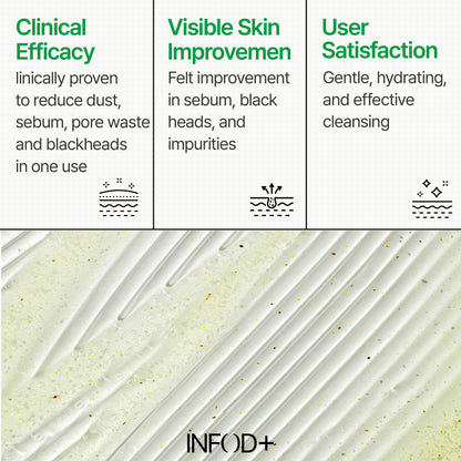 INFODPLUS Gel Cleanser, Gentle Low pH Deep Cleansing, Oil Control, Pore Blackhead Removal Face Wash, Ceramide Panthenol, Hydrating Barrier Balance Korean Skincare for Sensitive Skin, 3.38 fl.oz 100ml INFOD+ buy supplements Au