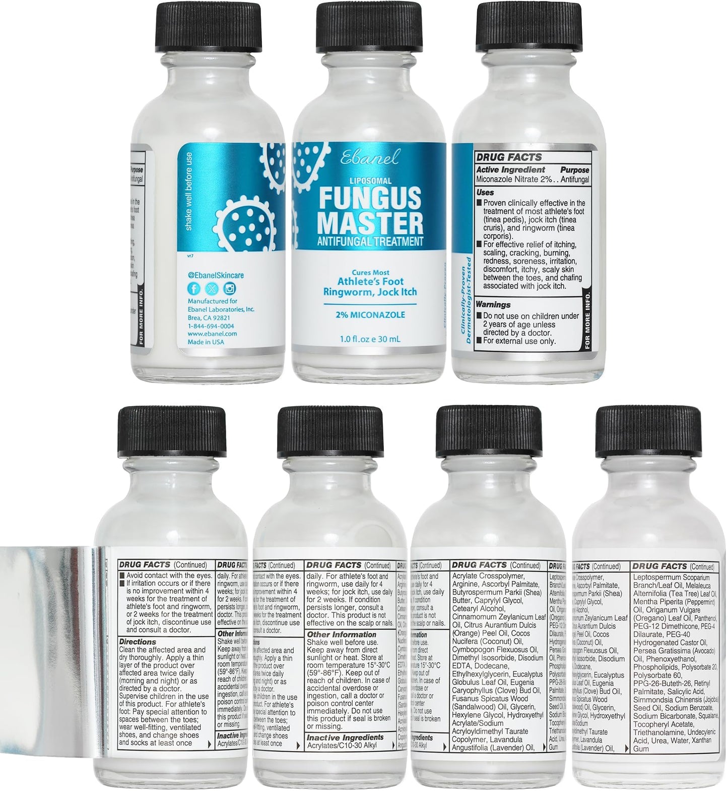 Ebanel Antifungal Cream Miconazole Athletes Foot Treatment, Cures Fungal Infection Leading to Nail Fungus, Jock Itch Cream with Undecylenic Acid, Tea Tree & Manuka Oil, Fast Itch Relief for Ringworm Ebanel buy supplements Au