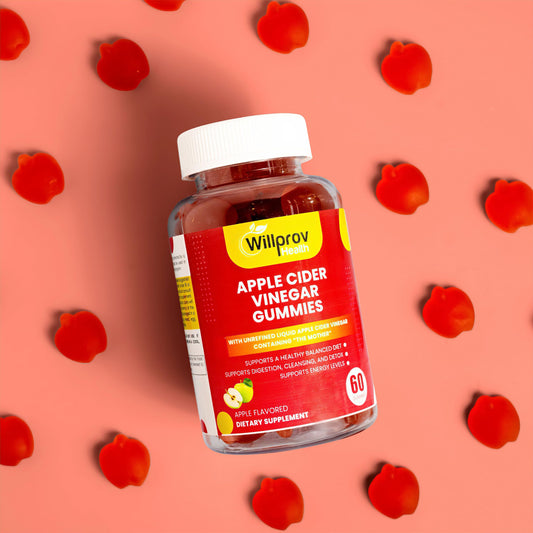 Willprov Health Apple Cider Vinegar Gummies - 1000mg ACV with Mother for Metabolism Willprov Health