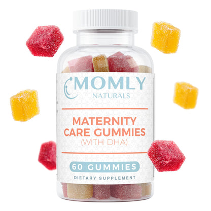 Momly Naturals Maternity Care Gummies Prenatal Vitamins - Prenatal Gummies w/DHA, Vitamin D3 Momly Naturals