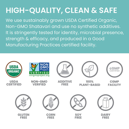 Himalaya Organic Shatavari for PMS, Menstrual Cramp Relief, Menopause Support, and Women's Health Himalaya