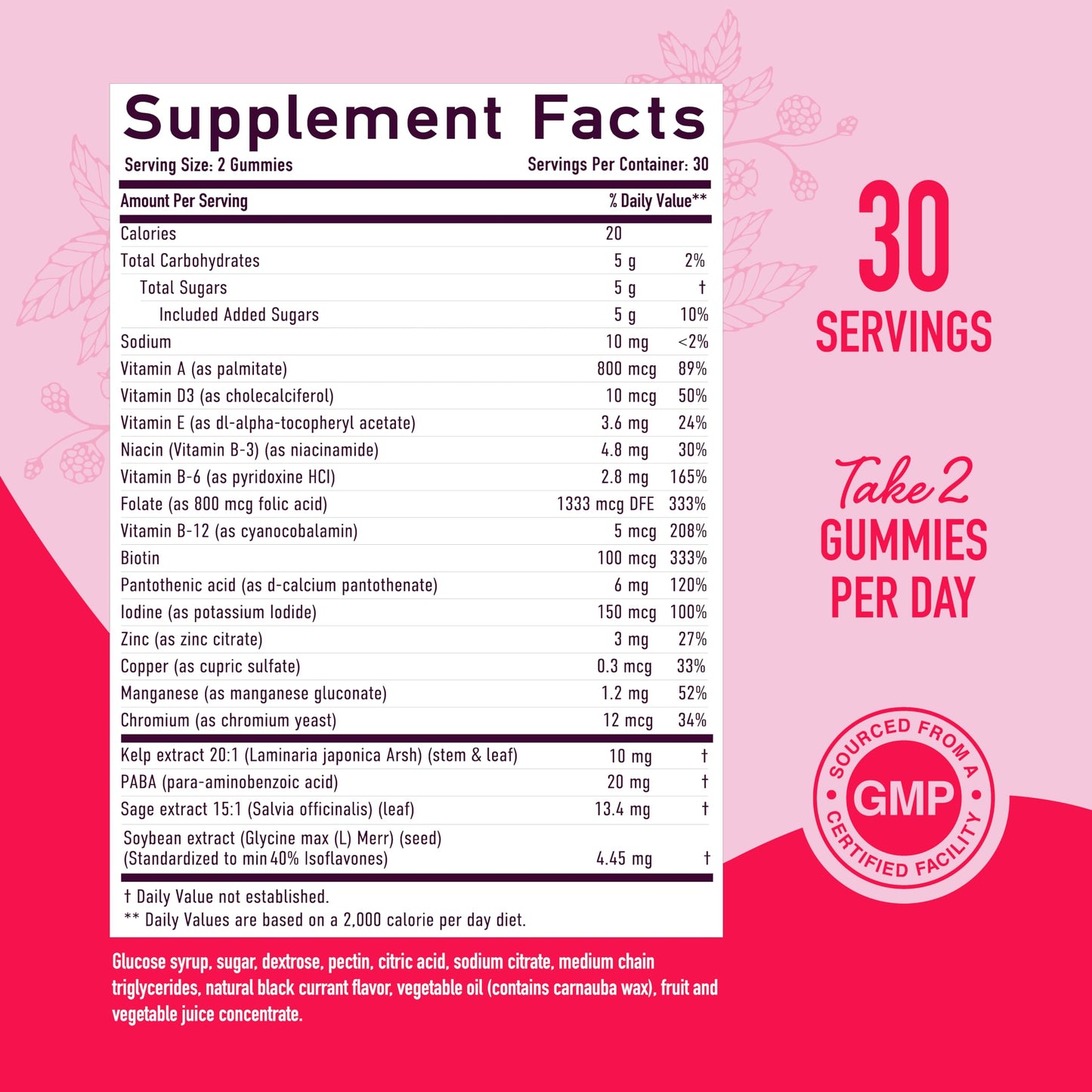 Menopause Support Gummies | Hormone Balance Relief for Hot Flashes, Night Sweats, Mood Swings SMNutrition