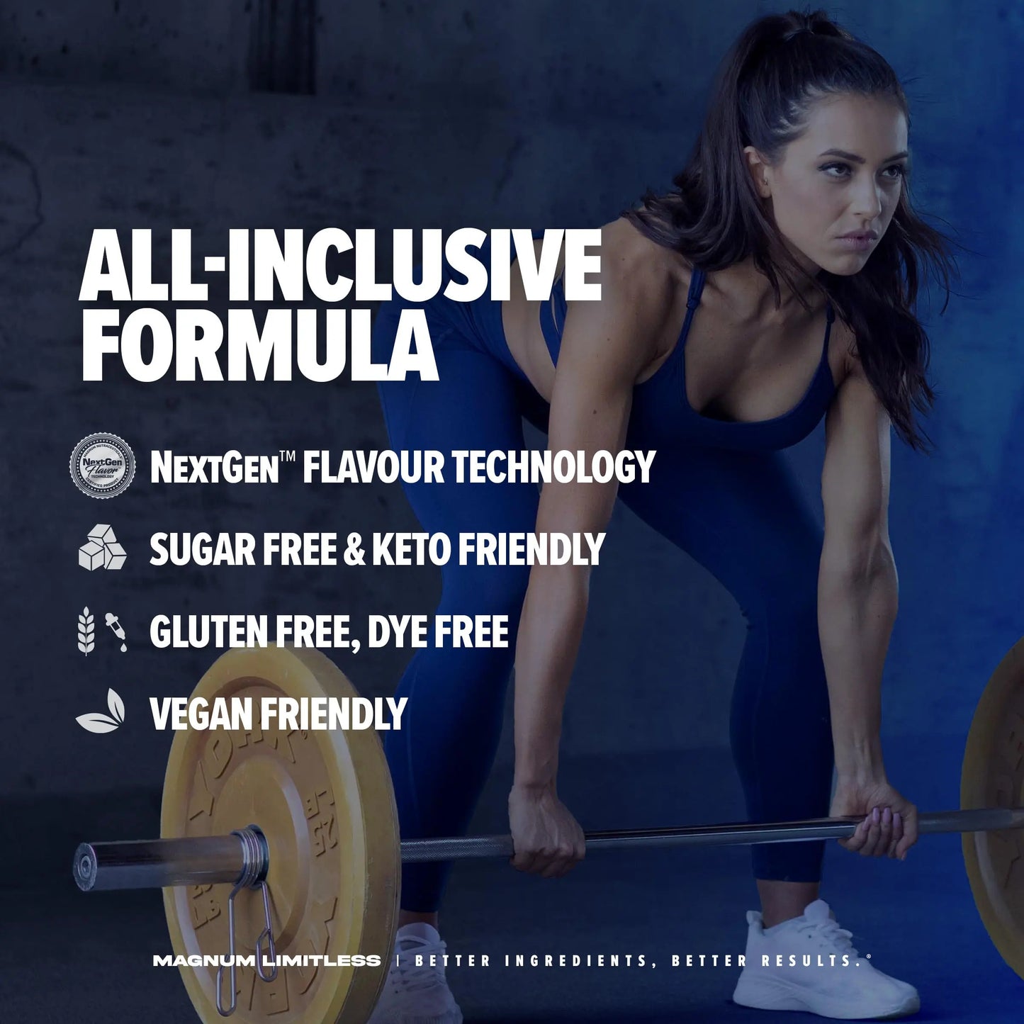 LIMITLESS Magnum 504g - Muscle Workout Powder, Sport Pre Workout for Men and Women LIMITLESS