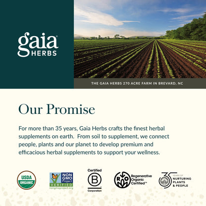 Gaia Herbs Adrenal Health Daily Support - Herbal Supplement with Ashwagandha, Holy Basil & Schisandra - Help Maintain Healthy Energy & Stress Levels* - 60 Vegan Liquid Phyto-Caps (30 Servings) Gaia HerbsBuy Supplements Australia