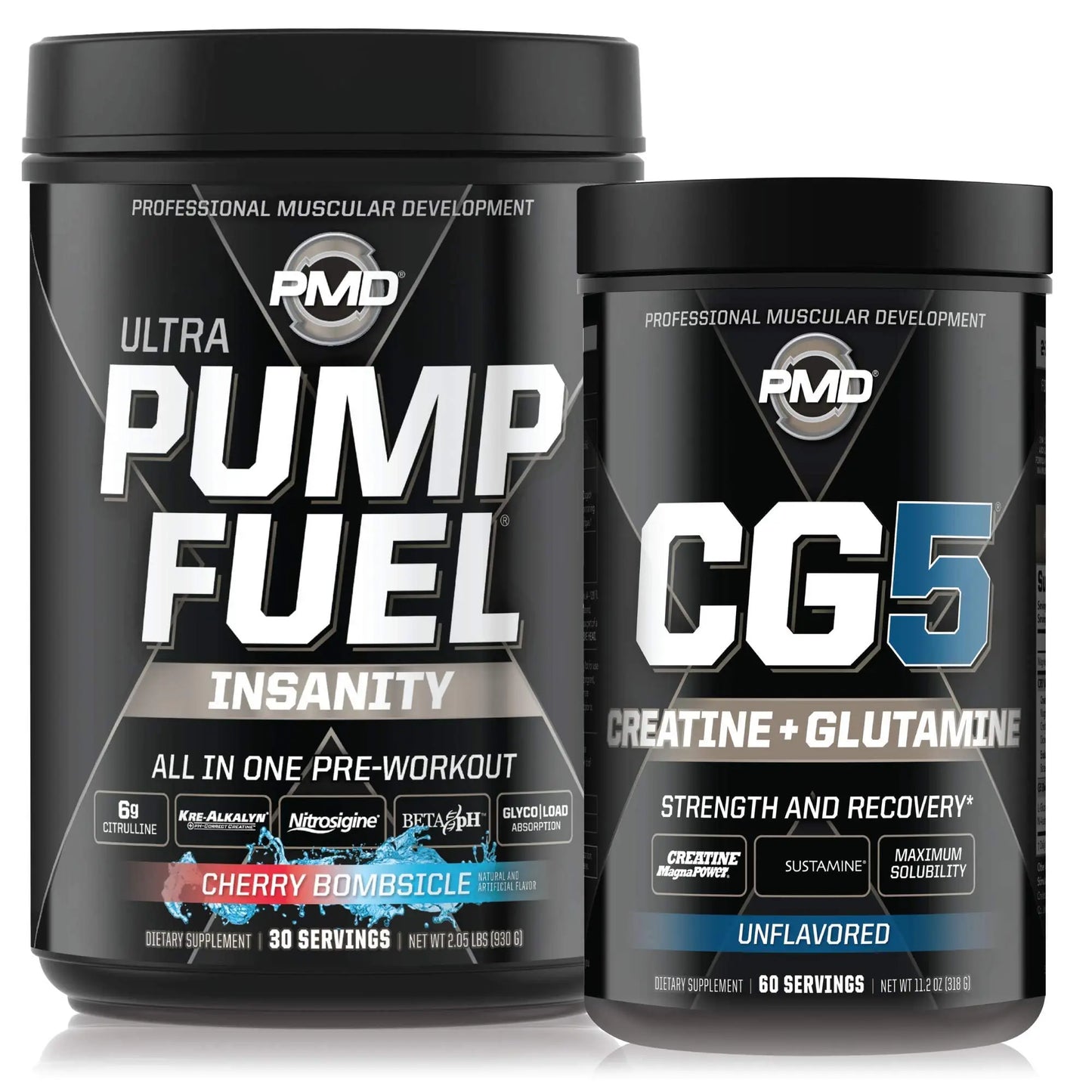PMD Sports Ultra Pump Fuel Insanity - Pre Workout – Cherry Bombsicle (30 Servings) PMD