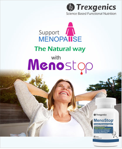 Trexgenics MENOSTOP Complete Menopause Support with Isoflavones Trexgenics