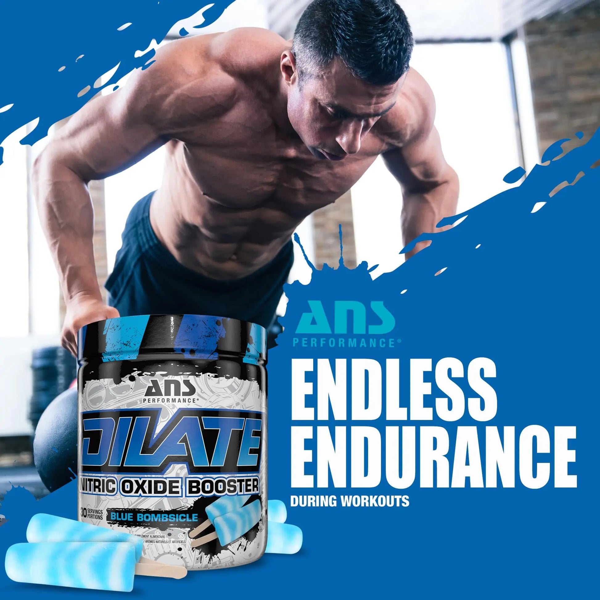 ANS Performance Dilate Pump PreWorkout Powder - Dietary Supplement - Maximizes ANS Performance