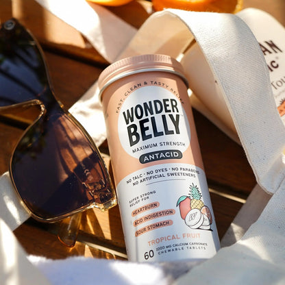 Wonderbelly Antacid, Effective Heartburn and Instant Acid Indigestion Relief, Maximum Wonderbelly