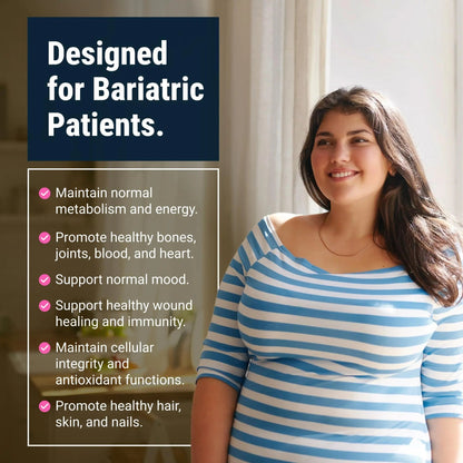 BariatricPal Multivitamin ONE 1 per Day! Bariatric Multivitamin Capsule with 18 mg of Iron | Easy to Swallow Capsule | BariatricPal