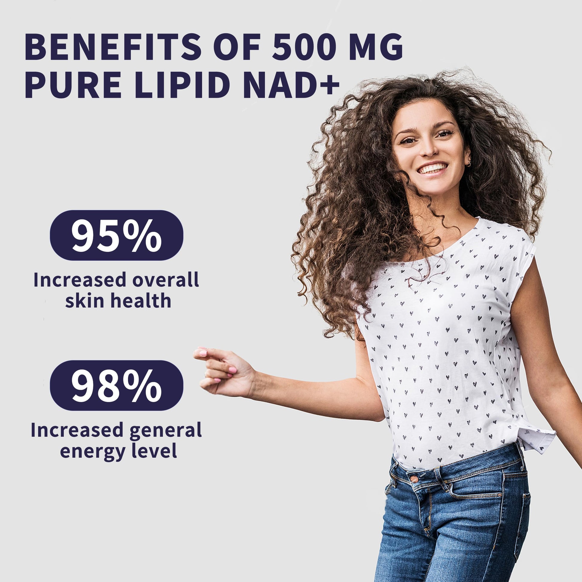 Women's NAD Liquid Supplement, Pure 500mg Liposomal NAD - Cell Regeneration，Energy Support, Vegan,Sugar Free，Additives Free HudetexBuy Supplements Australia