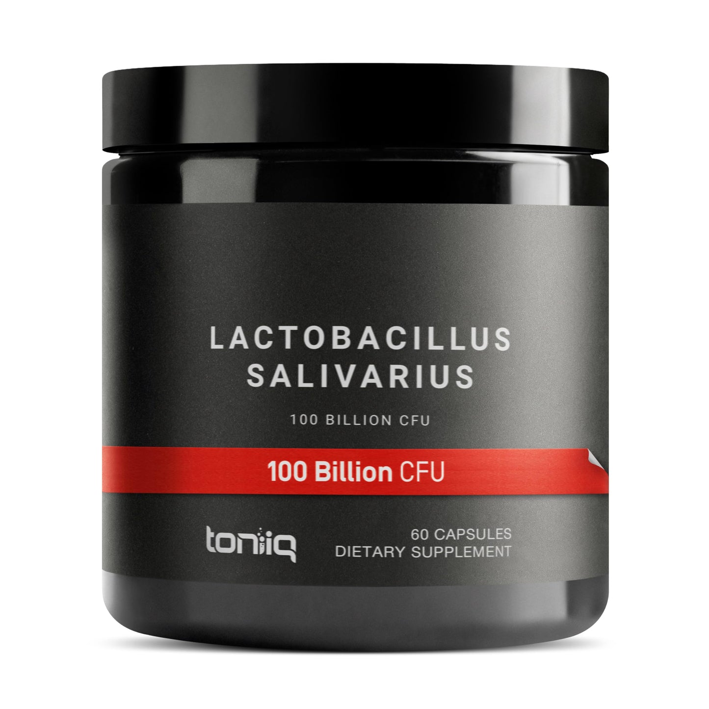 Toniiq 100 Billion CFU Lactobacillus Salivarius Probiotic - Highest Verified CFU Count - Third-Party Lab Tested for Potency - 60 Vegetarian Capsules - 30 Servings - TQ Verified Toniiq buy supplements Au