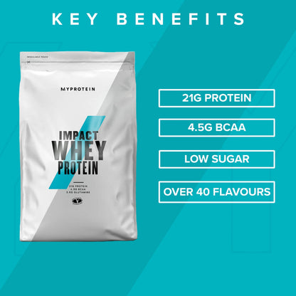 MyProtein Impact Whey Isolate - Natural Vanilla - 1kg - 40 Servings Myprotein