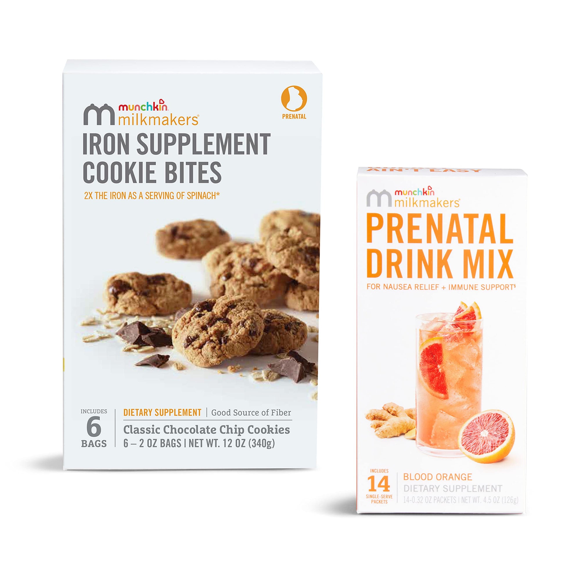Munchkin® Milkmakers® Prenatal Drink Mix for Morning Sickness & Nausea Relief + Immune Munchkin