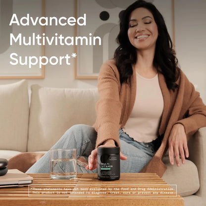 Sports Research® Multivitamin – Advanced Formula - 23 Essential Vitamins & Minerals with CoQ10 & Iodine - Daily Nutrient Support*- Non-GMO Tested & Gluten-Free -60 Veggie Capsules Sports Research buy supplements Au