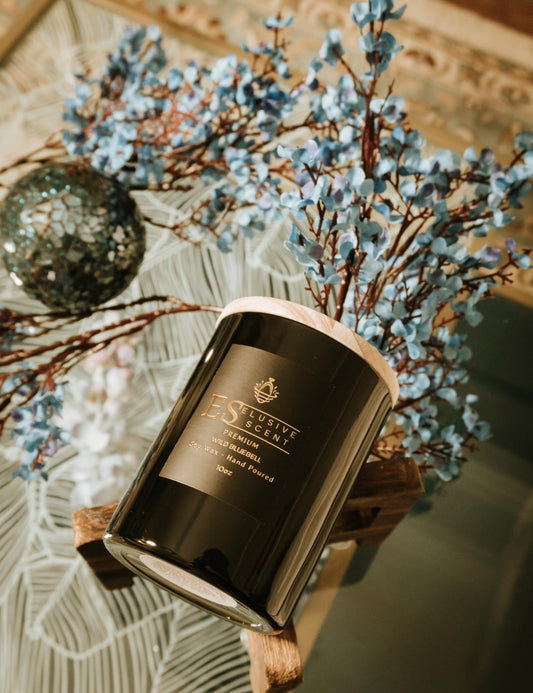 Wild Bluebell | 10oz | Premium Candle | Scented Candle | Aromatherapy | Essential Fragrance Oils Elusive Scent