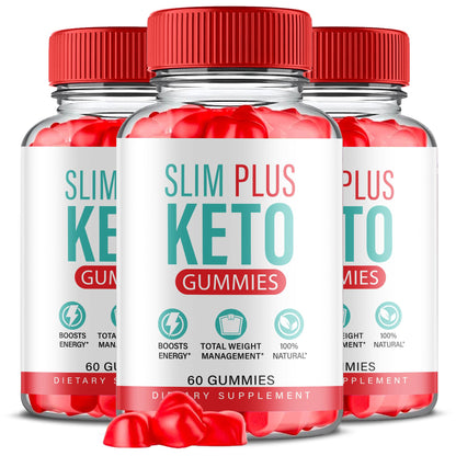 (3 Pack) Slim Plus Keto Gummies - Slim Plus Keto ACV Gummies with Apple Cider Vinegar Ark Labs