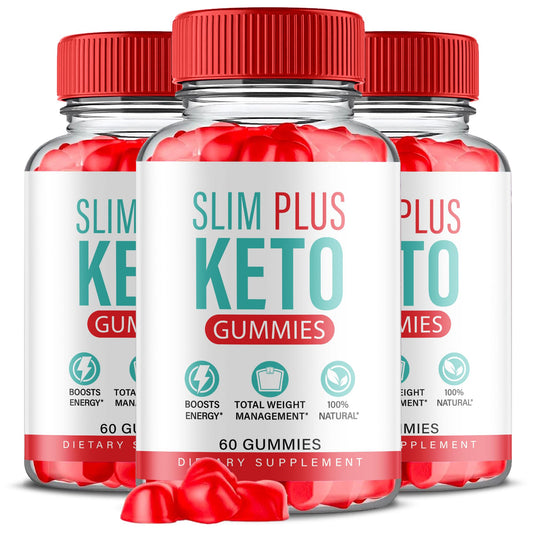 (3 Pack) Slim Plus Keto Gummies - Slim Plus Keto ACV Gummies with Apple Cider Vinegar Ark Labs