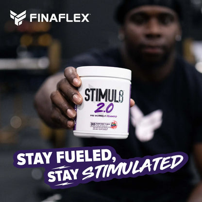 FINAFLEX STIMUL8 2.0 Pre Workout, Granny Apple - Delivers Energy, Focus & Strength FINAFLEX