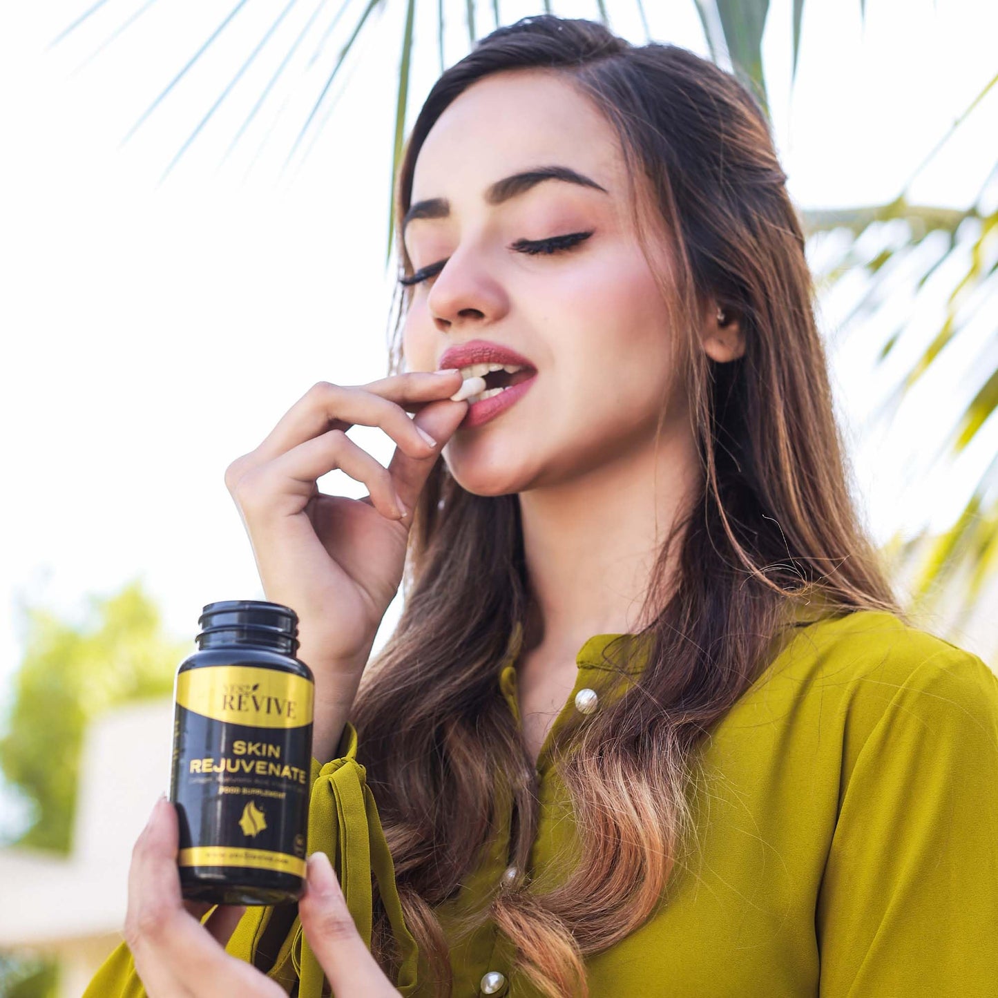 YES2 REVIVE Marine Collagen Capsules - Enhanced with Hyaluronic Acid Vitamin C & E Skin Rejuvenate YES2 REVIVE