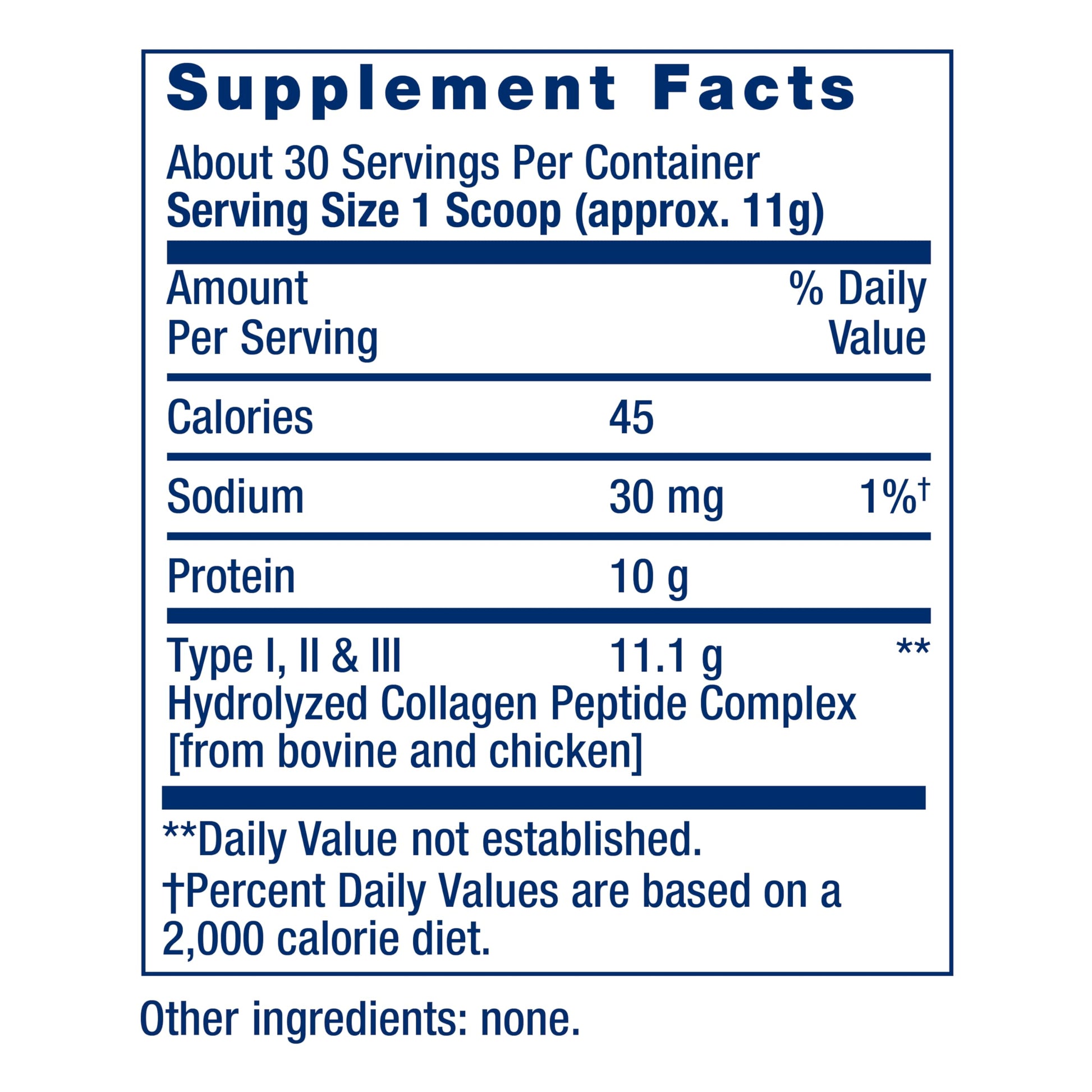 Life Extension Collagen Peptides for Skin & Joints, Collagen Types I, II & III in an Easy-Mix Powder, Gluten Free, Non-GMO, net Weight 343 Grams Life ExtensionBuy Supplements Australia