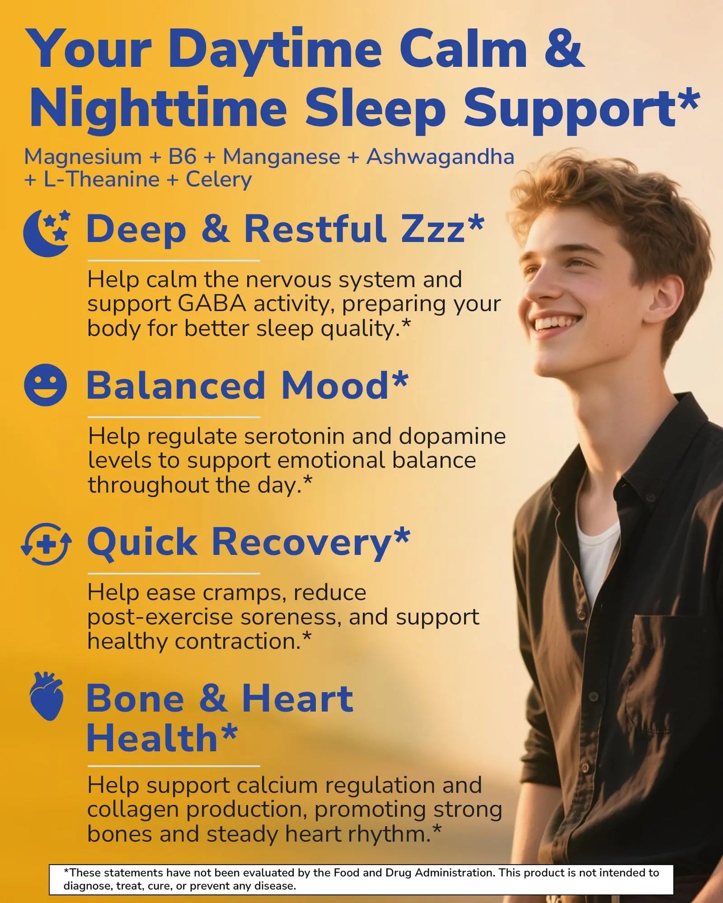 Vitalibre Magnesium Complex Supplement 500mg + Ashwagandha, L-Theanine, Vitamin B6 & Celery, High Absorption Magnesium Glycinate, Citrate, Malate, Sleep & Bone Support, 120 Vegan Capsules Vitalibre buy supplements Au