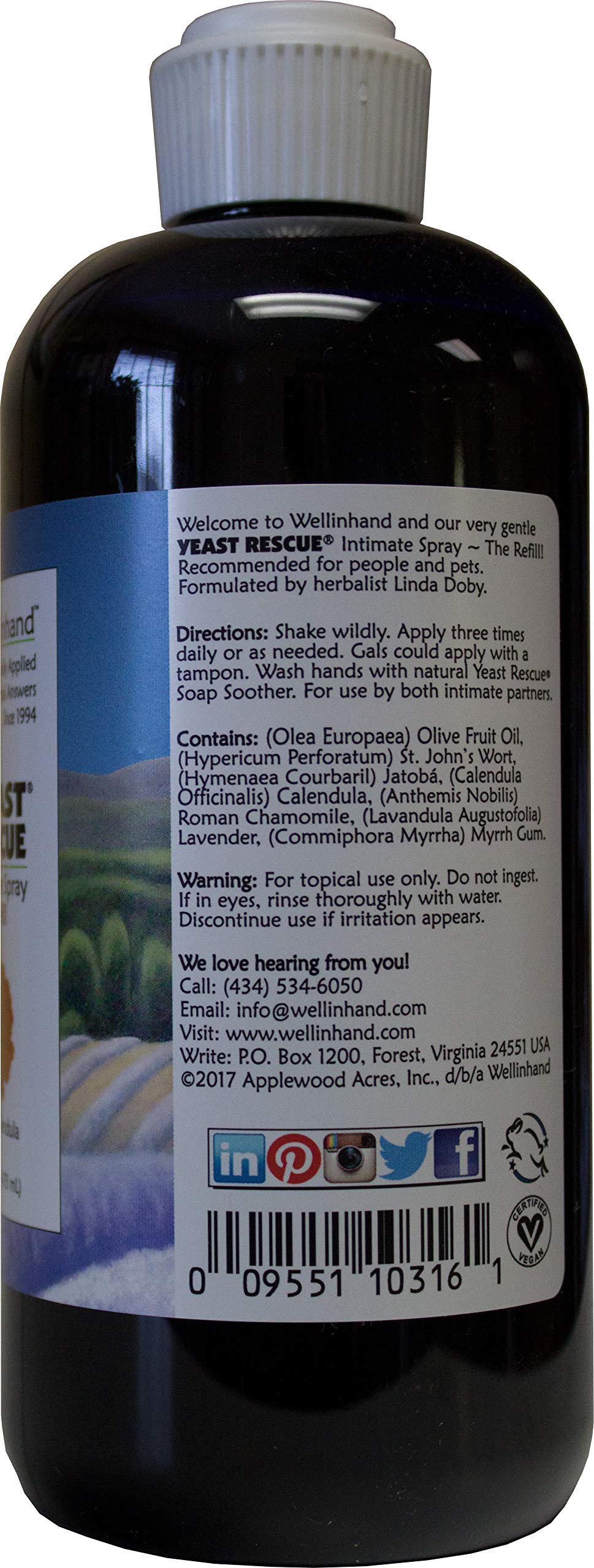 Yeast Rescue Soap Soother 16 fl.oz. Refill Economy Well-In-Hand