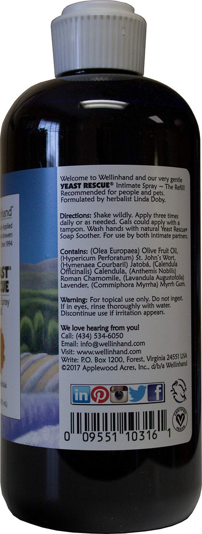 Yeast Rescue Soap Soother 16 fl.oz. Refill Economy Well-In-Hand