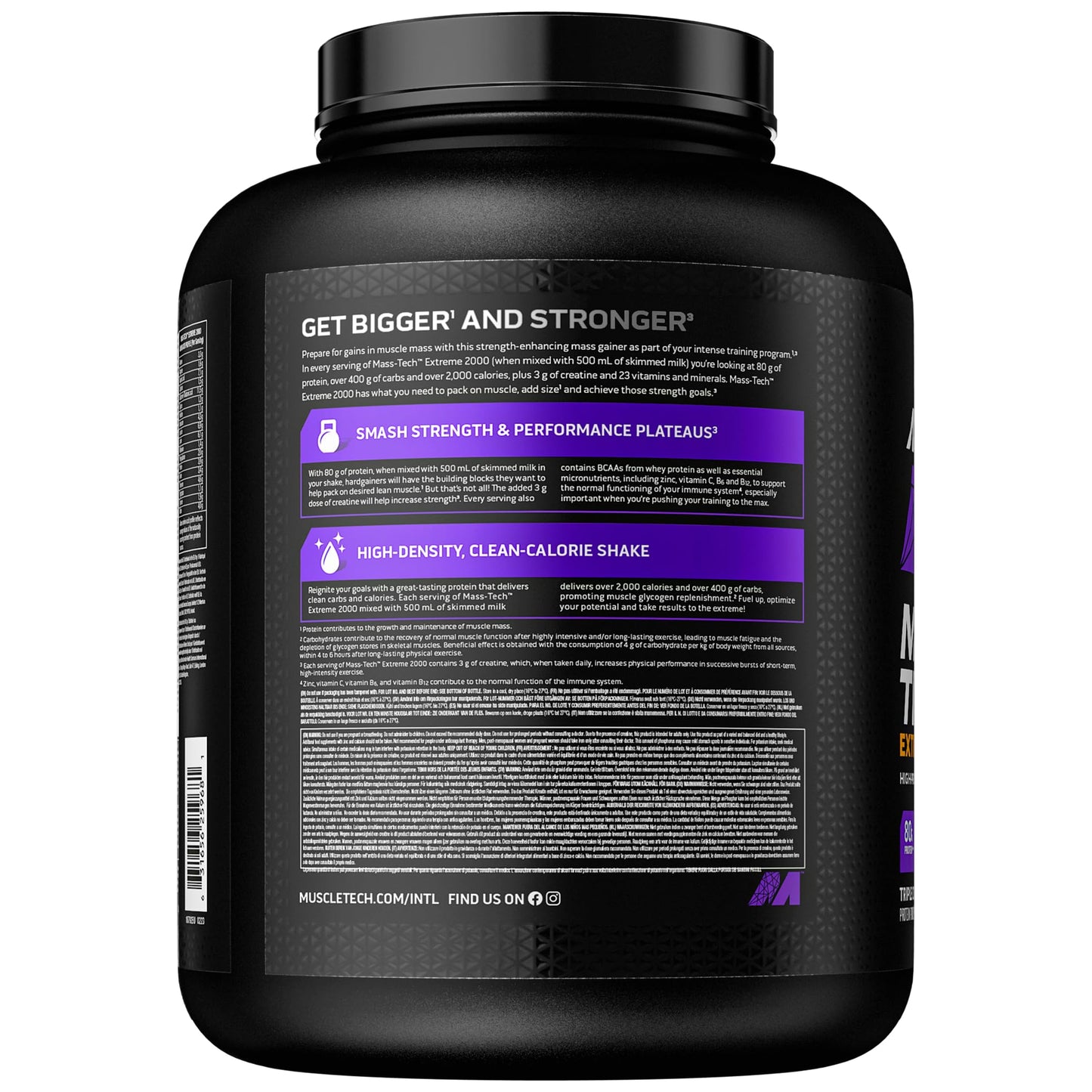MuscleTech MassTech Extreme Protein Powder, Weight & Muscle Mass Gainer, Whey Mass Protein Powder MuscletechBuy Supplements Australia