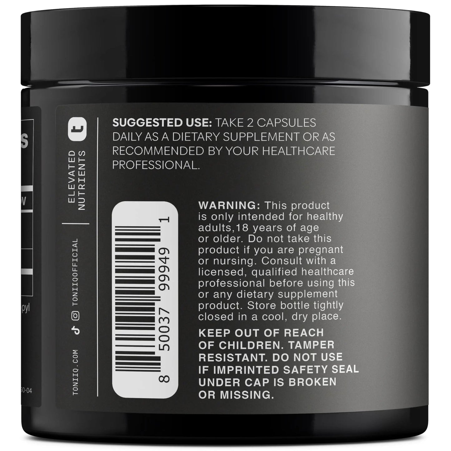 Toniiq Ultra High Purity Fisetin 500mg - 98%+ Higly Purified & Bioavailable Fisetin Supplement with MCT Oil for Absorption - Third-Party Tested Senolytic Supplements for Aging Support - 60 Capsules Toniiq buy supplements Au