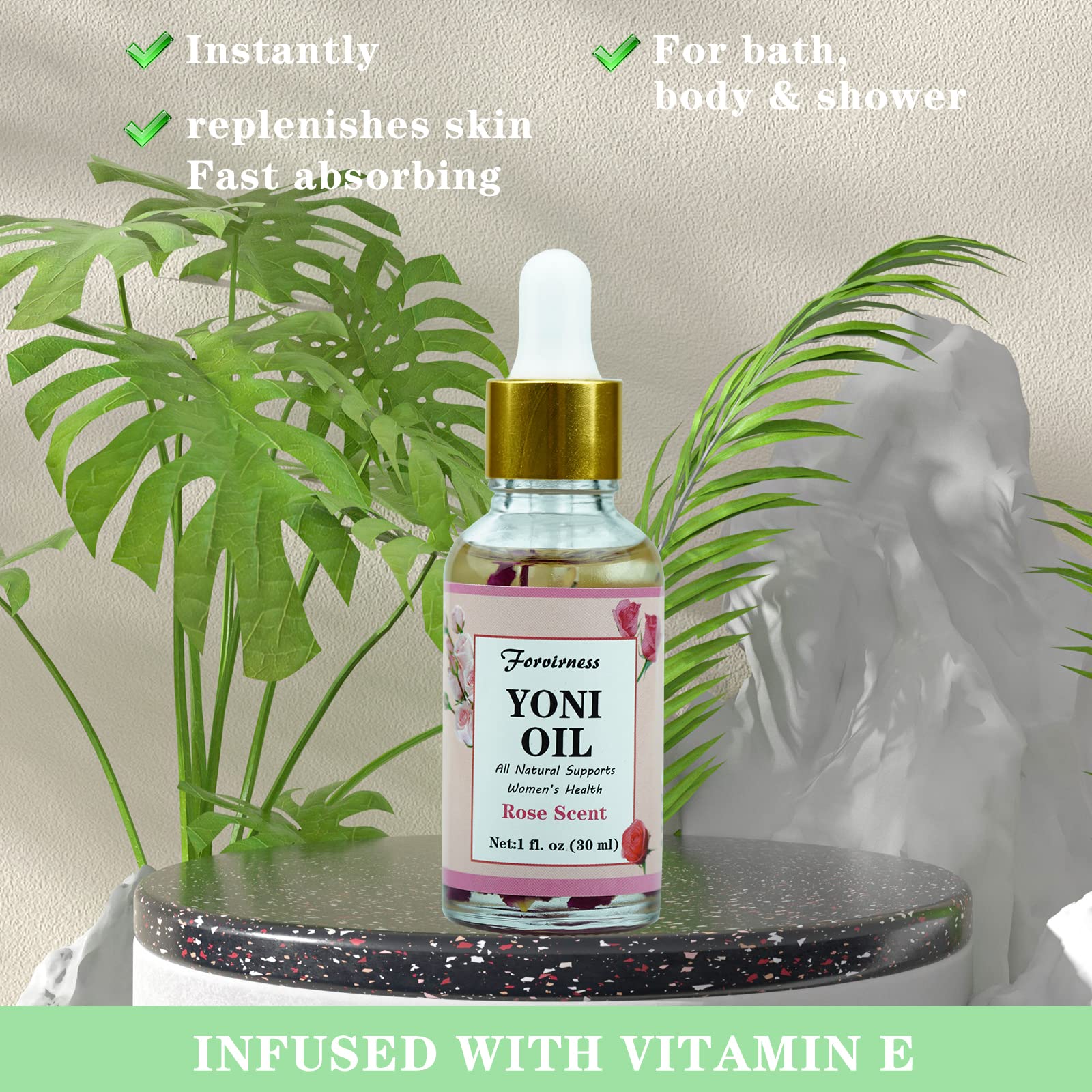 3 Packs Natural Yoni Oil Feminine Wash Ph Balanced for Women, Eliminates Vaginal Odor forvirnessBuy Supplements Australia