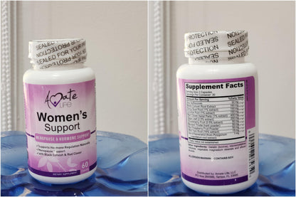 Women’s Support Supplement- Natural Hormone Regulation- Menopause Support Supplement- Estrogen Rich Amate Life