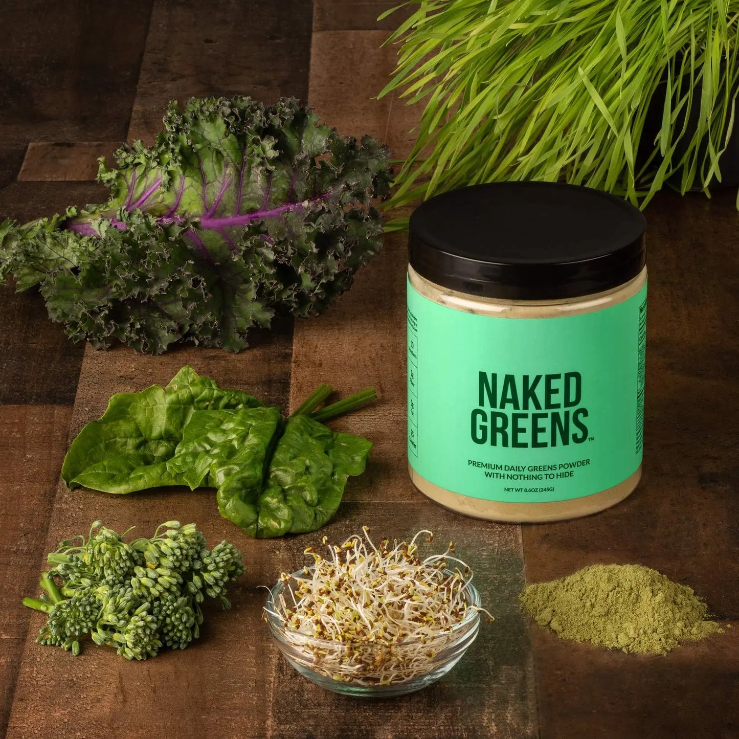 NAKED nutrition Vegan Energizing Bundle: Naked Citrus Energy Super Greens Powder NAKED nutrition