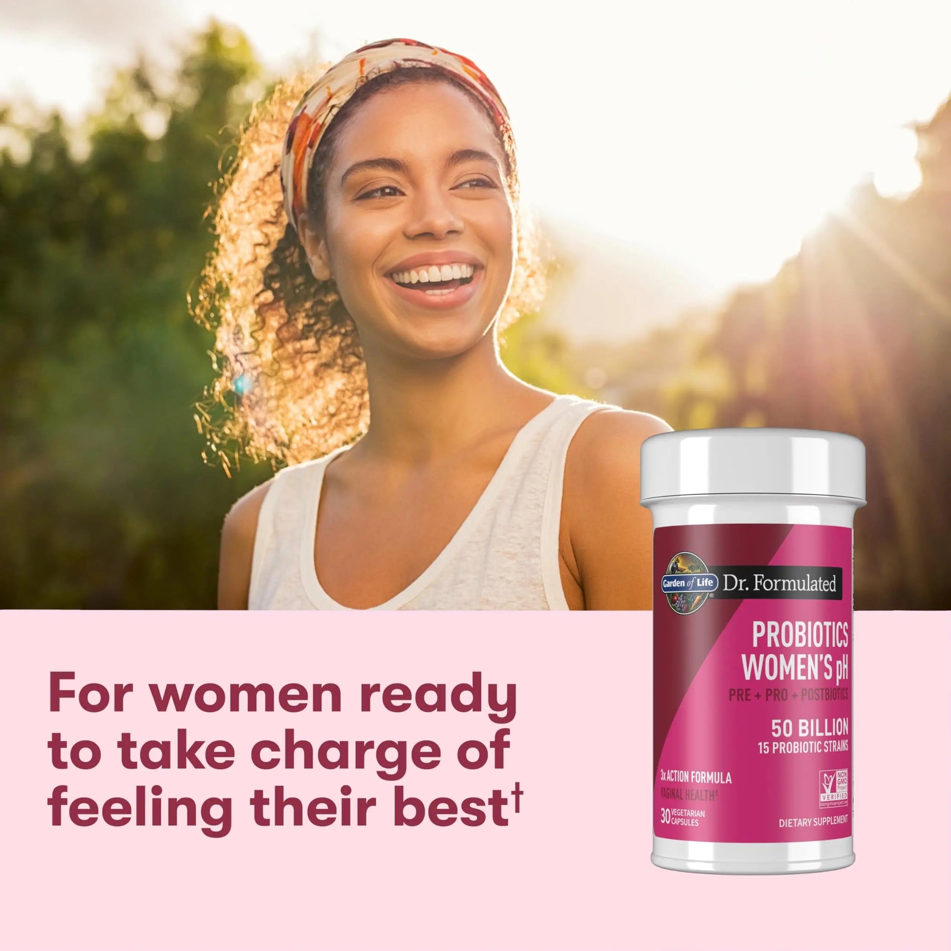 Garden of Life Dr Formulated Once Daily 3-in-1 Complete Prebiotics, Postbiotics & Probiotics for Women, PRE + PRO + POSTBIOTIC Supplement for Women’s Digestive, Immune & Vaginal Health, 30 Day Supply Garden of LifeBuy Supplements Australia