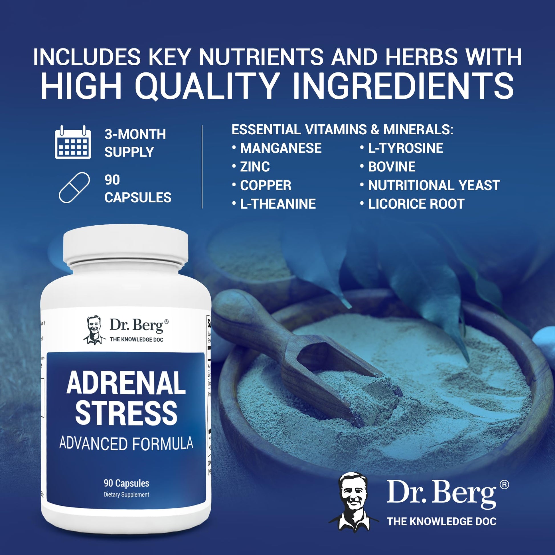Dr. Berg’s Adrenal Stress Advanced Formula - Adrenal Support Supplements for Stress Dr. Berg NutritionalsBuy Supplements Australia