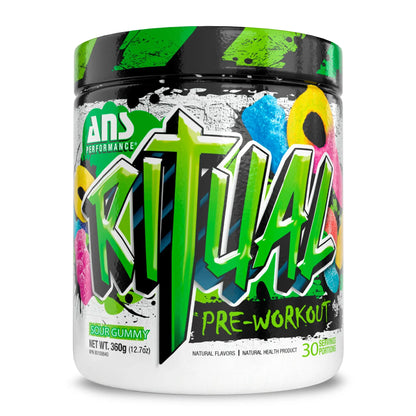 ANS Performance Ritual Pre Workout (30 Servings, 12.7 oz) - Complete Preworkout Formula ANS Performance