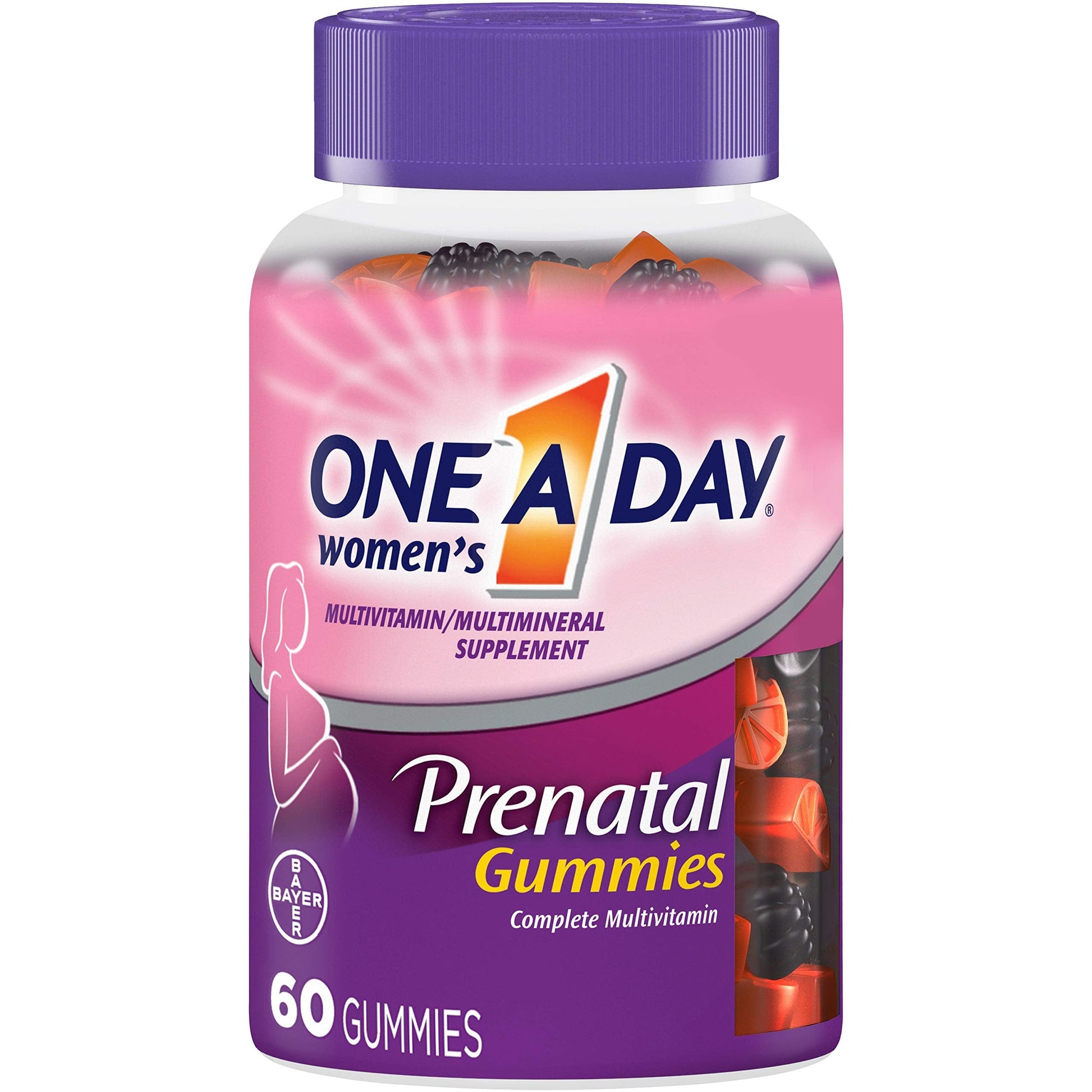 One A Day Women's Prenatal Gummies, 60 Count ONE A DAY
