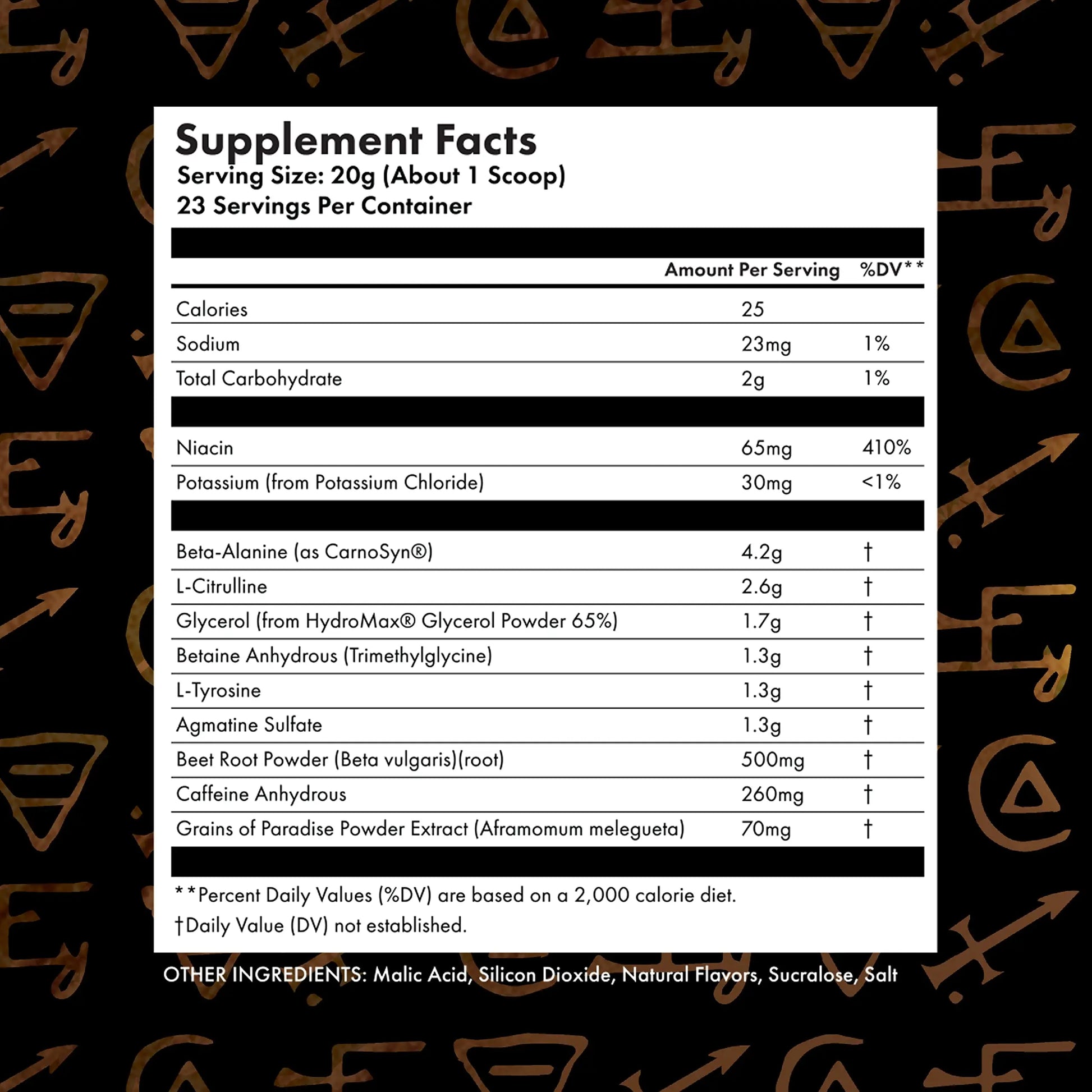 Arkana Lux Provide Pre-Workout Supplement with Beta Alanine, L-Citrulline, Glycerol Arkana Lux