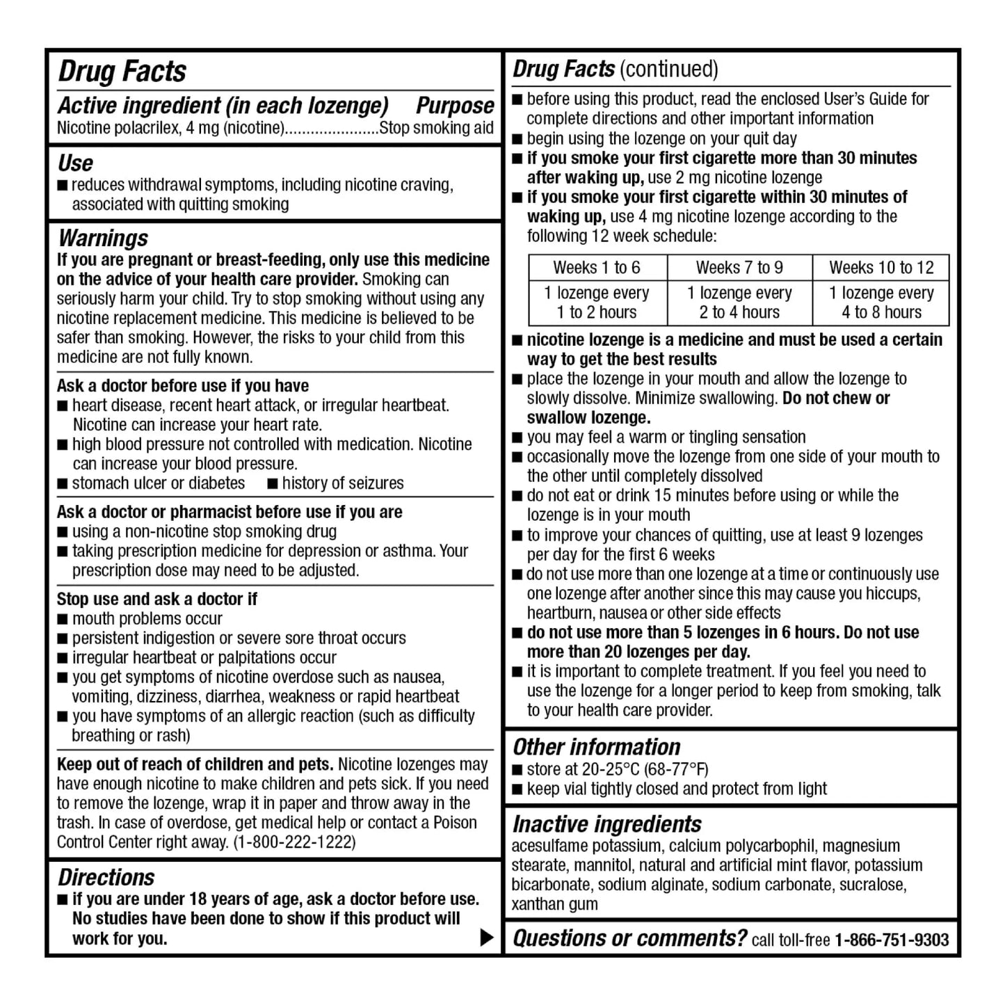 Amazon Basic Care Mini Nicotine Polacrilex Lozenge, 4 mg, Mint Flavor, Stop Smoking Aid, Smoking Cessation, Reduces Nicotine Cravings, 27 Count Amazon Basic Care buy supplements Au
