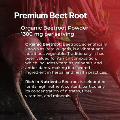 Socotra Health Beet Root Capsules - Made with Premium Organic Beetroot Powder Socotra Health
