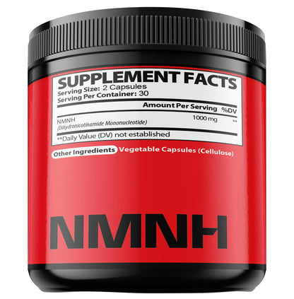 NMNH (Dihydronicotinamide Mononucleotide) -NMN Supplement Alternative - 1000mg per Serving NAD Supplement to Support NAD - 60 Capsules - 30 Days Supply SatoomiBuy Supplements Australia