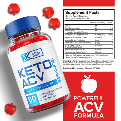 (5 Pack) Xslim Keto Acv Gummies, Xslim Keto Gummies, X Slim Keto Acv Gummies Weight Healthly